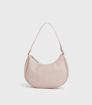 shop for Mid Pink Curved Shoulder Bag New Look at Shopo