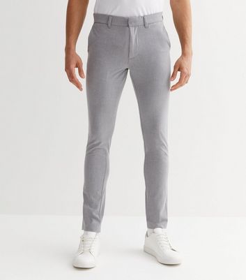 River Island skinny suit trousers in grey | ASOS