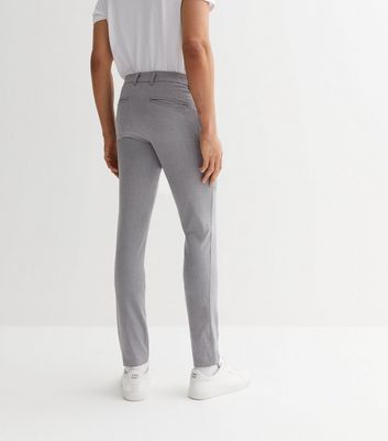 Suit trousers Super Skinny Fit - Dark grey marl - Men | H&M IN