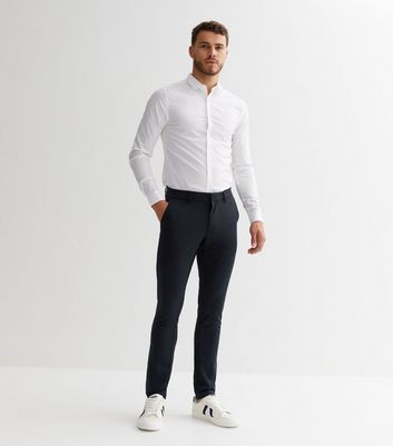 Navy Super Skinny Suit Trousers