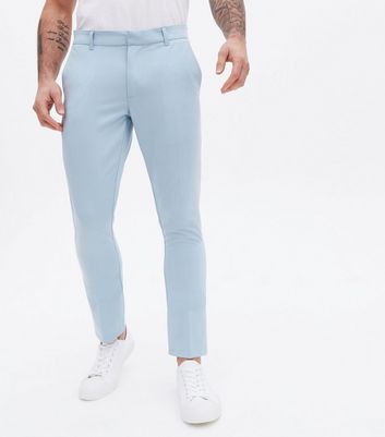 Twill trousers Skinny Fit - Dark blue - Men | H&M