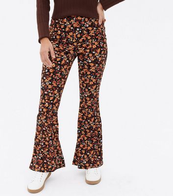 petite brown flares