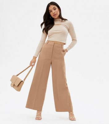 petite split leg trousers