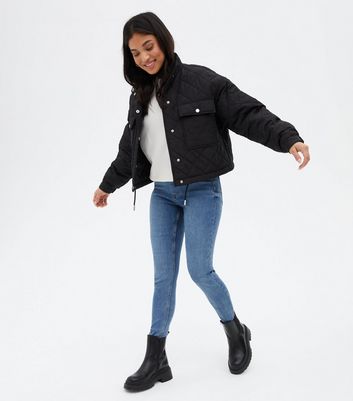 Click to view product details and reviews for Petite Black Quilted High Neck Shacket New Look. Click to view product details and reviews for Petite Black Quilted High Neck Shacket New Look.