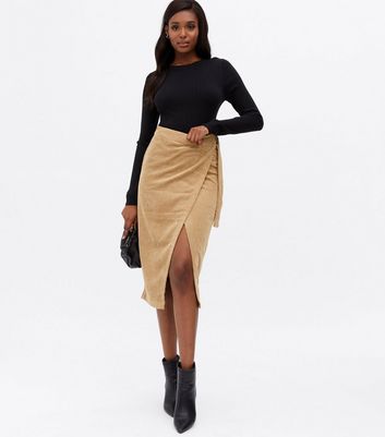 wrap around neck skirt