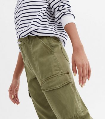 Grey Cargo Utility Trousers  New Look