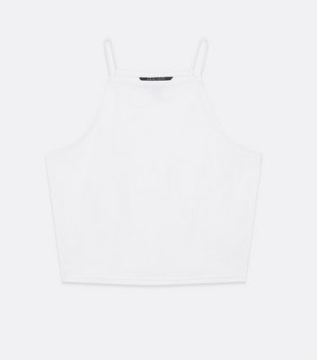 M&Co Teen Girl Essential Spaghetti Straps Basic Plain Cami Strap Vest Top White 146/152 