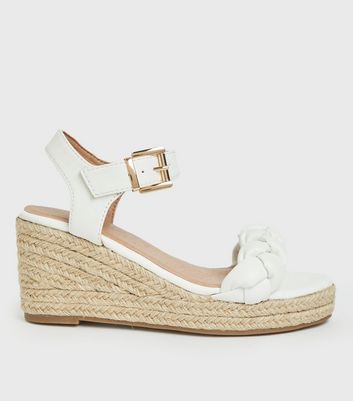 New look white espadrilles online