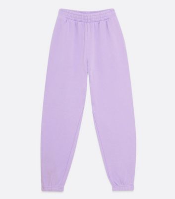 Petite Lilac Jersey Cuffed Joggers 