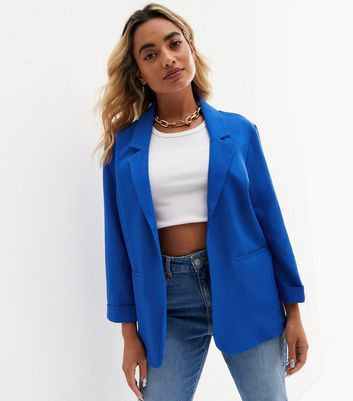 Blue petite outlet blazer