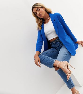 Blue shop petite blazer