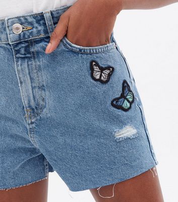 Ripped frayed clearance denim shorts