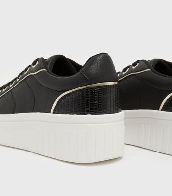 chunky wedge trainers