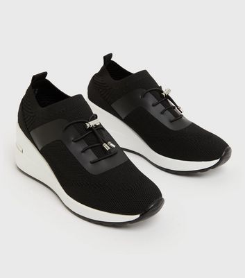 zara wedge trainer