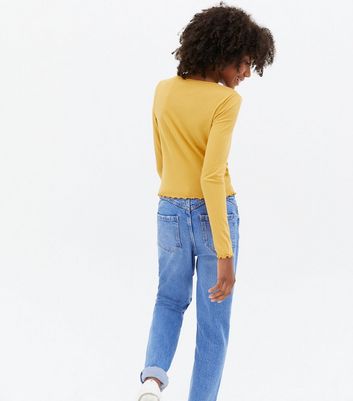 Girls mustard clearance cardigan