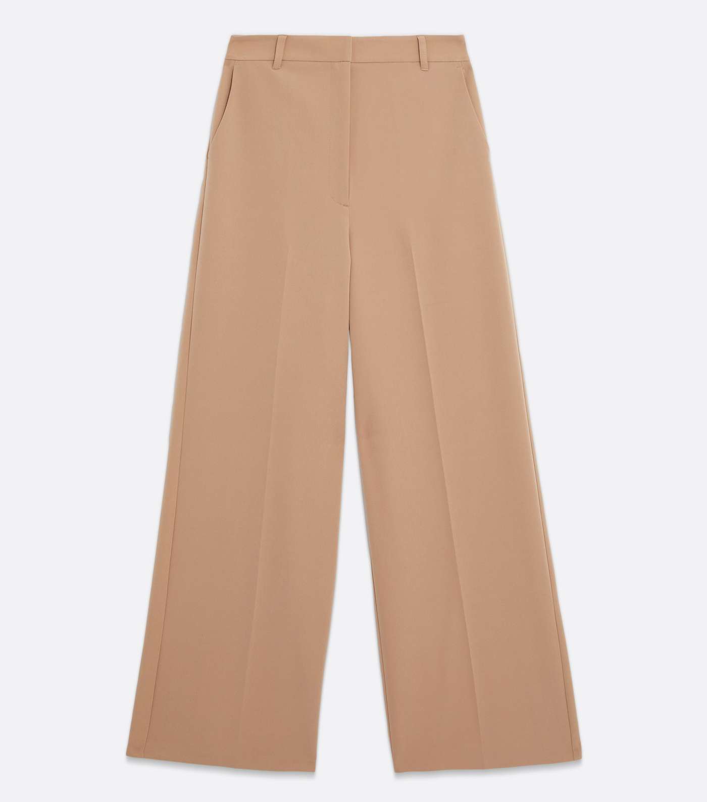 Tall Camel Wide Leg Trousers Image 5