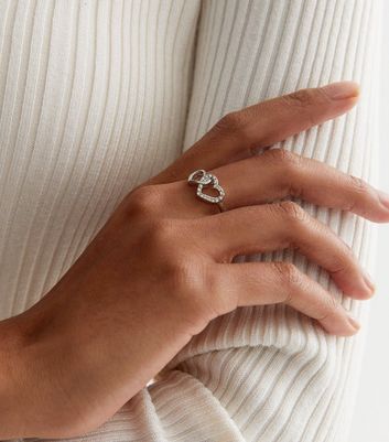 Designer Platinum Diamond Heart Ring for Women JL PT LC872