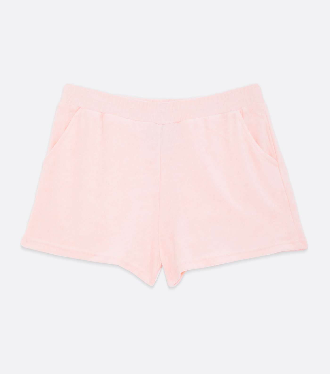 Pink Towelling Beach Shorts Image 5