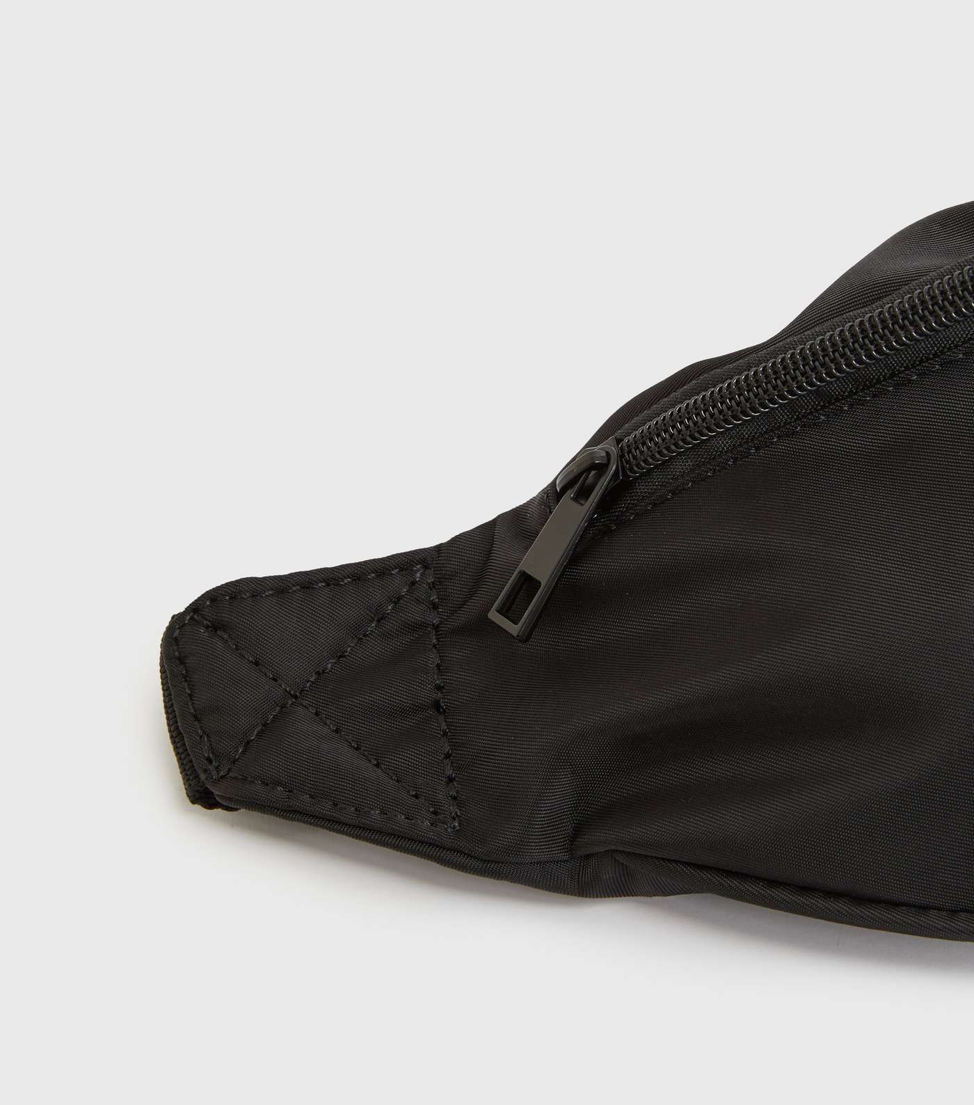 Black Zip Front Bum Bag Image 4