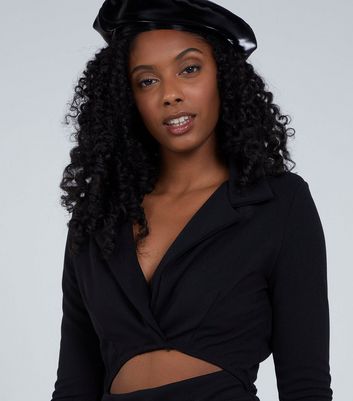 Pink Vanilla Black Cut Out Mini Blazer 