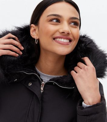 Lipsy reversible parka with hotsell faux fur