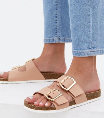 New look discount double strap sandals