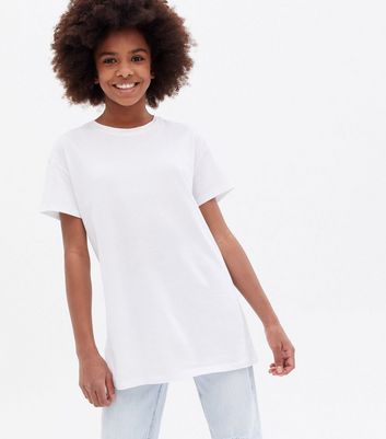 Girls white tee shirt Clearance