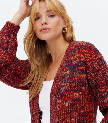 Multicolor knit clearance cardigan