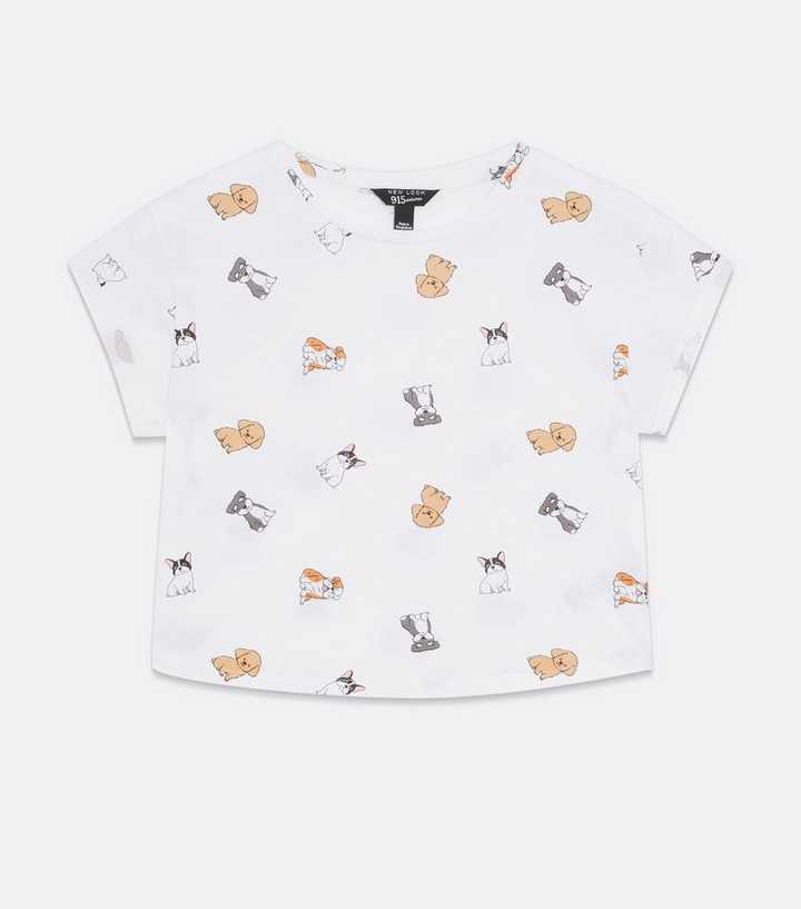 new look dog t shirt