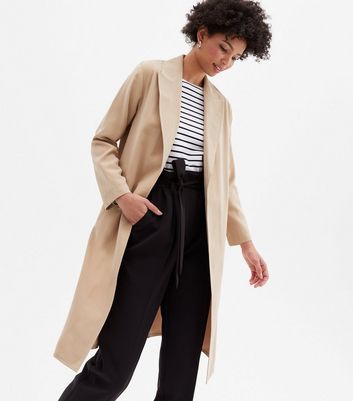 camel revere collar long coat