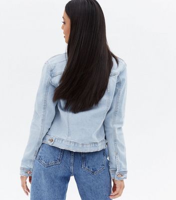 Click to view product details and reviews for Petite Bright Blue Denim Jacket New Look.