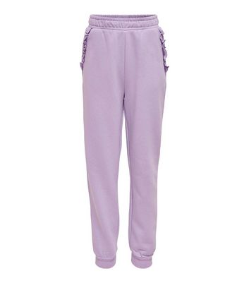 KIDS ONLY Light Purple Frill Joggers New Look