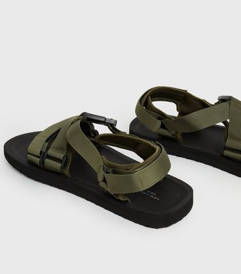 New look hot sale khaki sandals