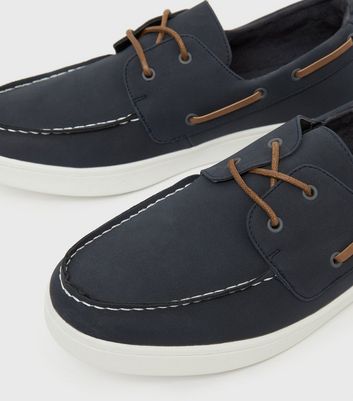 Herrenmode Schuhe & Stiefel für Herren Navy Suedette Boat Shoes