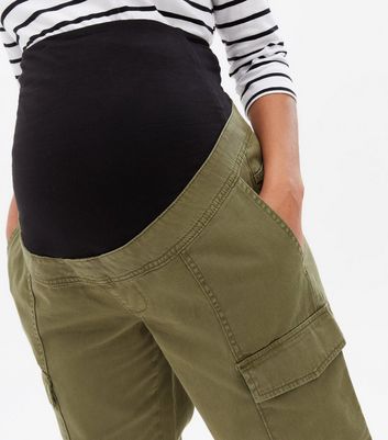 maternity cargo trousers