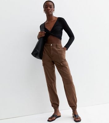 Pepe Jeans Amazon Ladies Cargo Trousers Leggings Stretch Zip W29 L28 Army  Grün | eBay