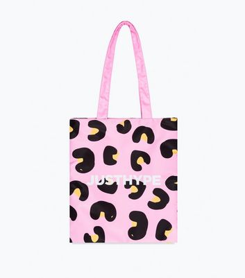 pink leopard print bag