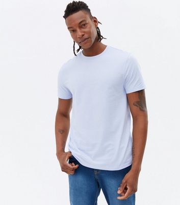 Pale Blue Crew Neck Short Sleeve T 