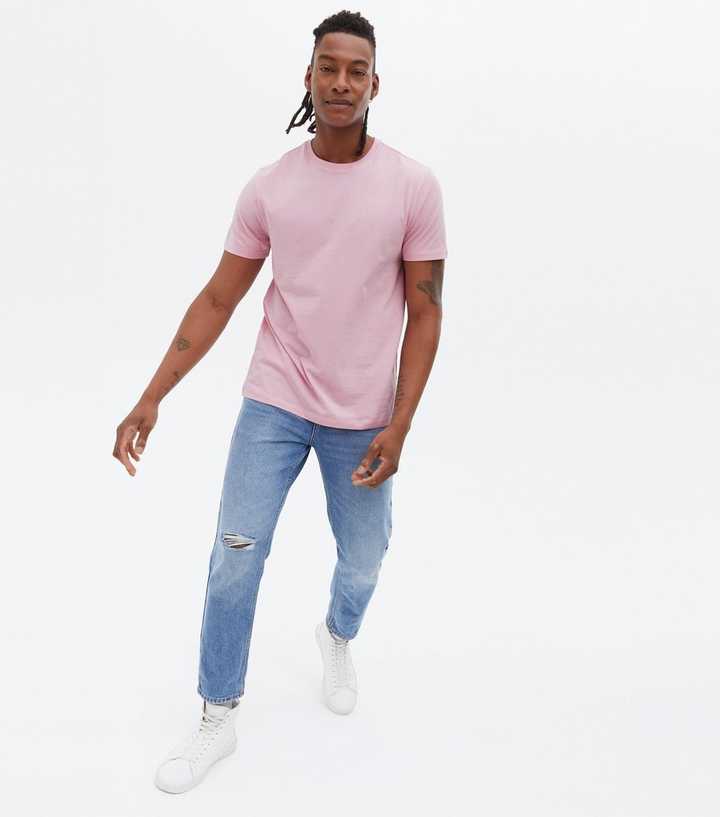 pink t shirt for men