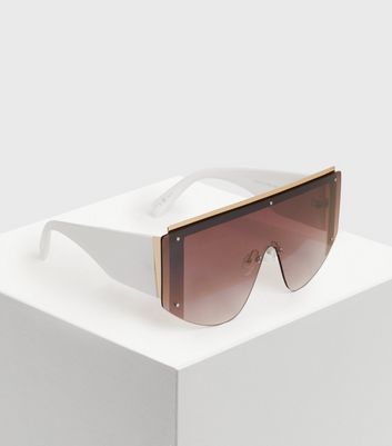 flat top sunglasses new look