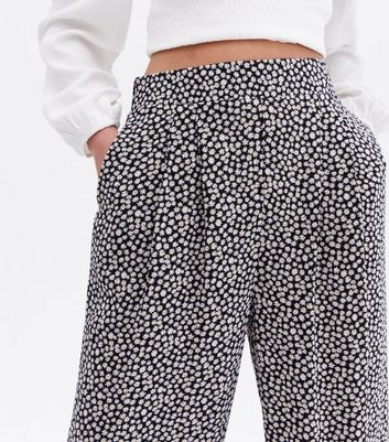 High Waist Wide Leg Trousers 