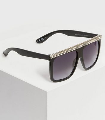 flat top sunglasses new look