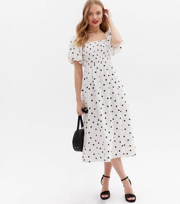 New look shop dot dress