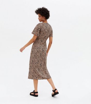 Tiger print dress sales new look