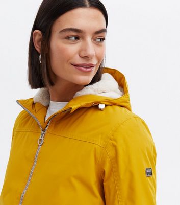 Regatta Yellow Hooded Waterproof Jacket 