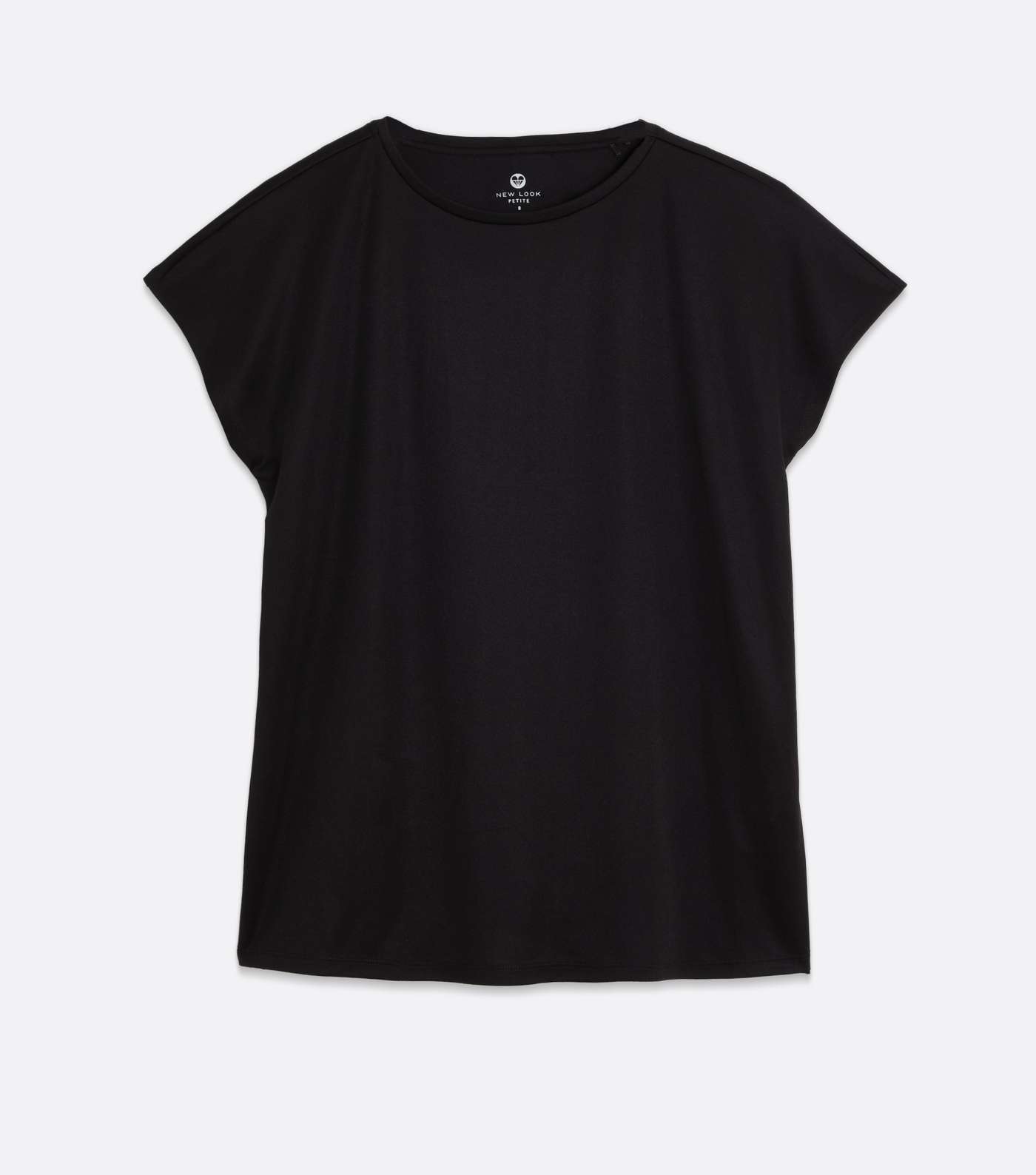Petite Black Short Sleeve Sports T-Shirt Image 5