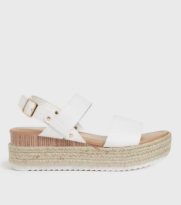 Girls new arrivals white wedges