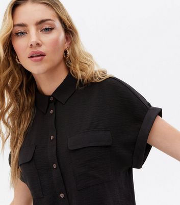 Black Short Sleeve Shirt | New Look
