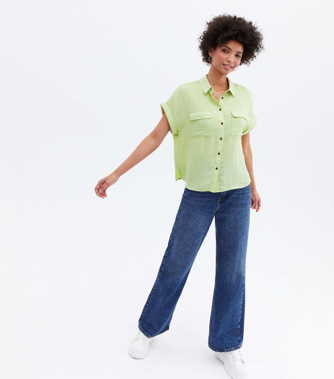 Mint Green Short Sleeve Shirt Image 2