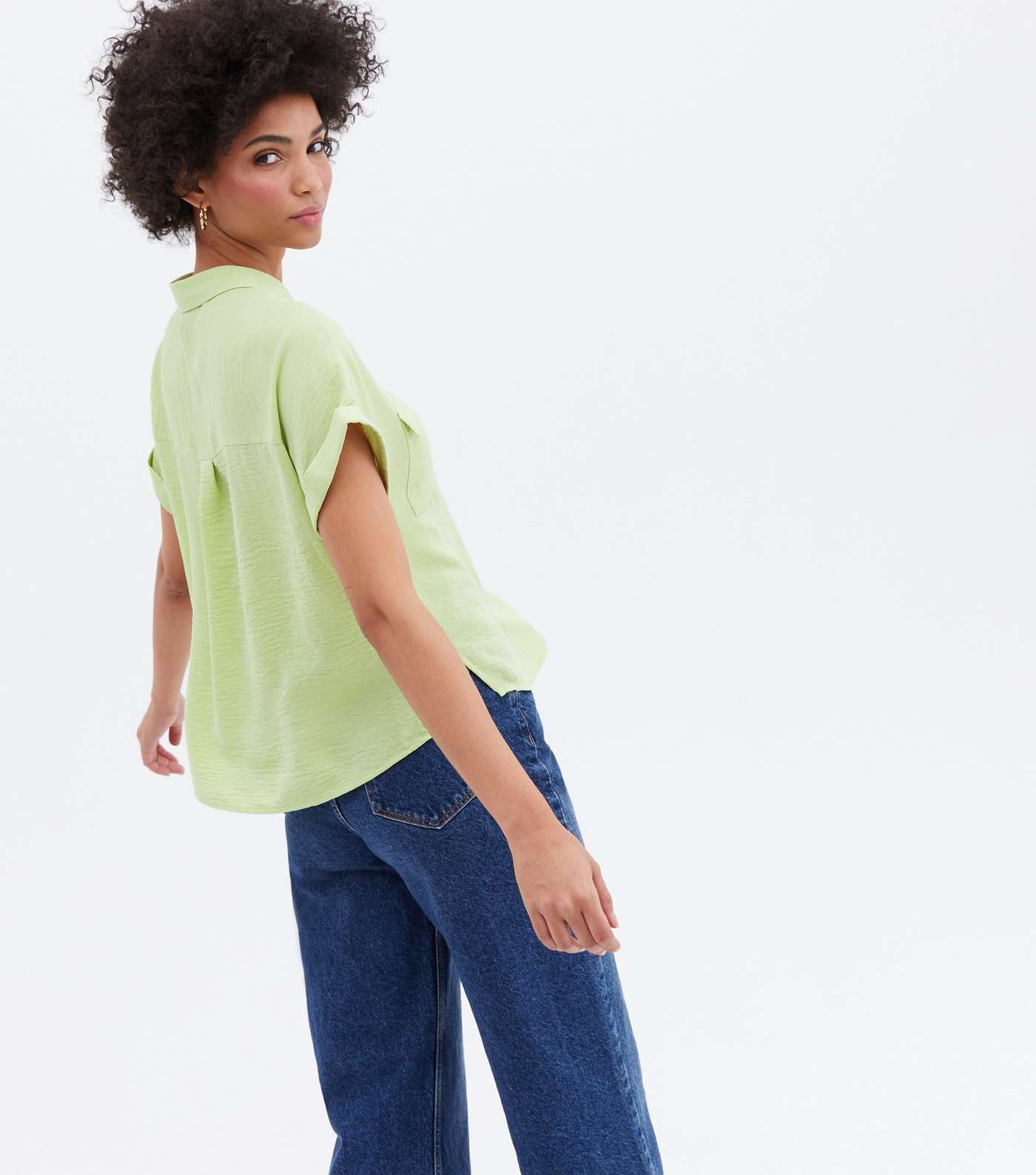 Mint Green Short Sleeve Shirt Image 4